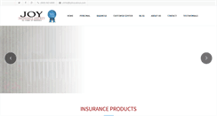 Desktop Screenshot of joyinsurance.com